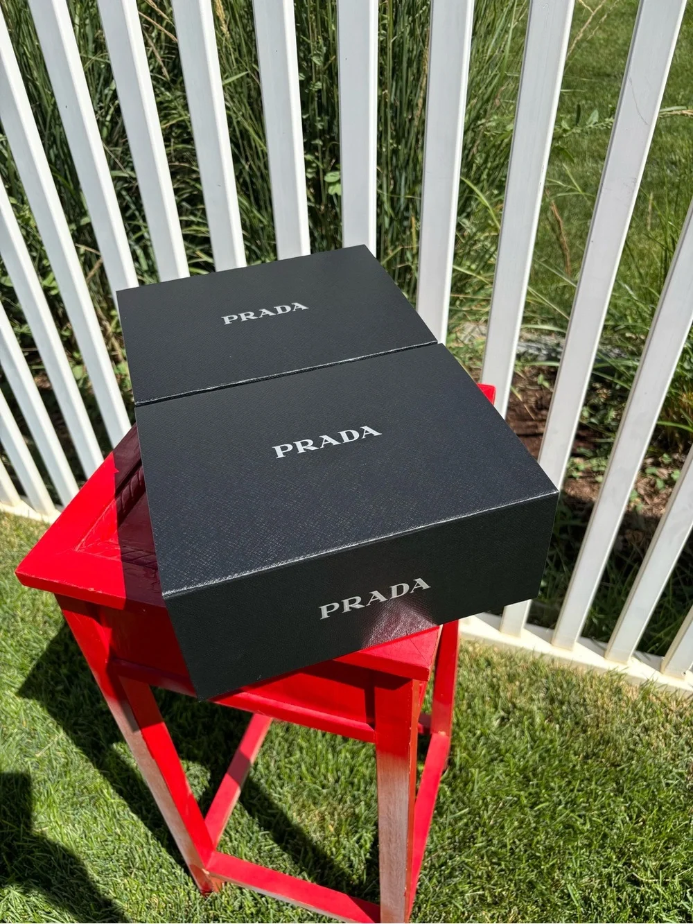 Prada New Boxes Empty , Great for Decor, You get 2